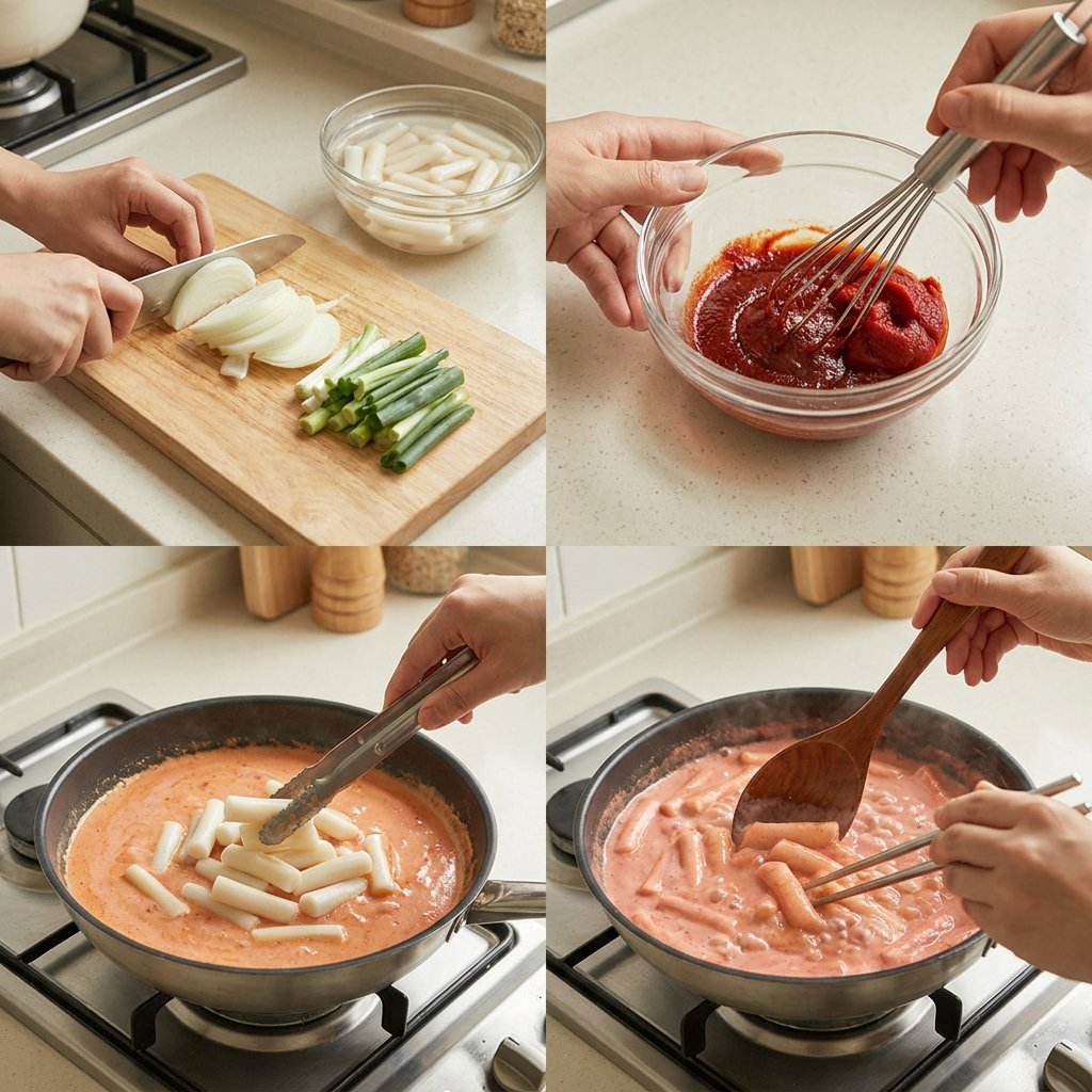 Rose Tteokbokki Recipe: Delicious Korean Pink Rice Cakes 2026 16 Rose tteokbokki recipe