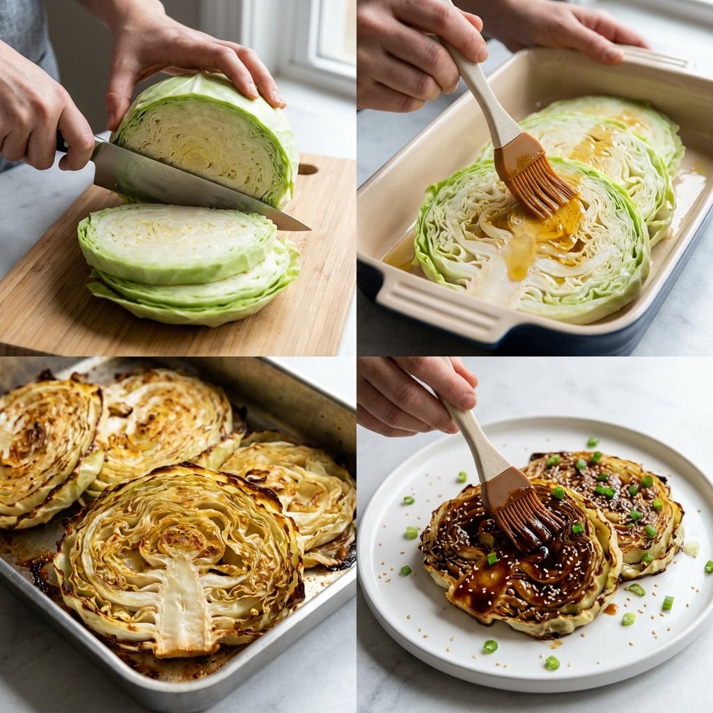 Miso Cabbage Steaks: A Simple Roasted Vegetable Recipe 2026 14 Miso cabbage steaks