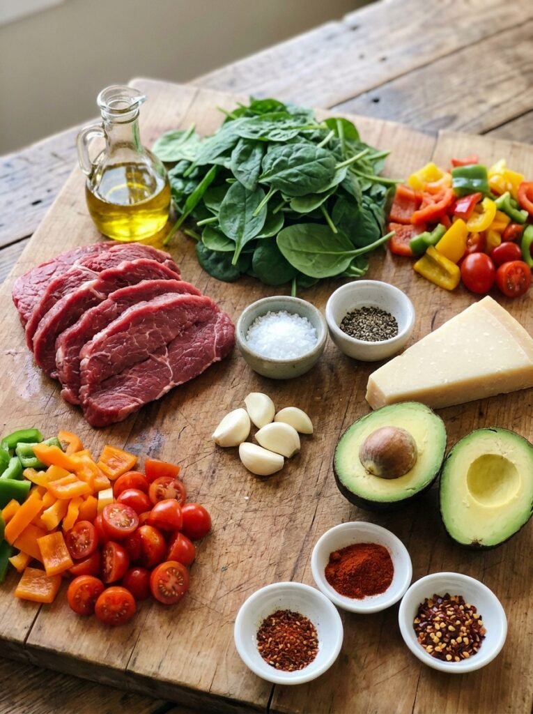 Beef spinach bowl 202604122108