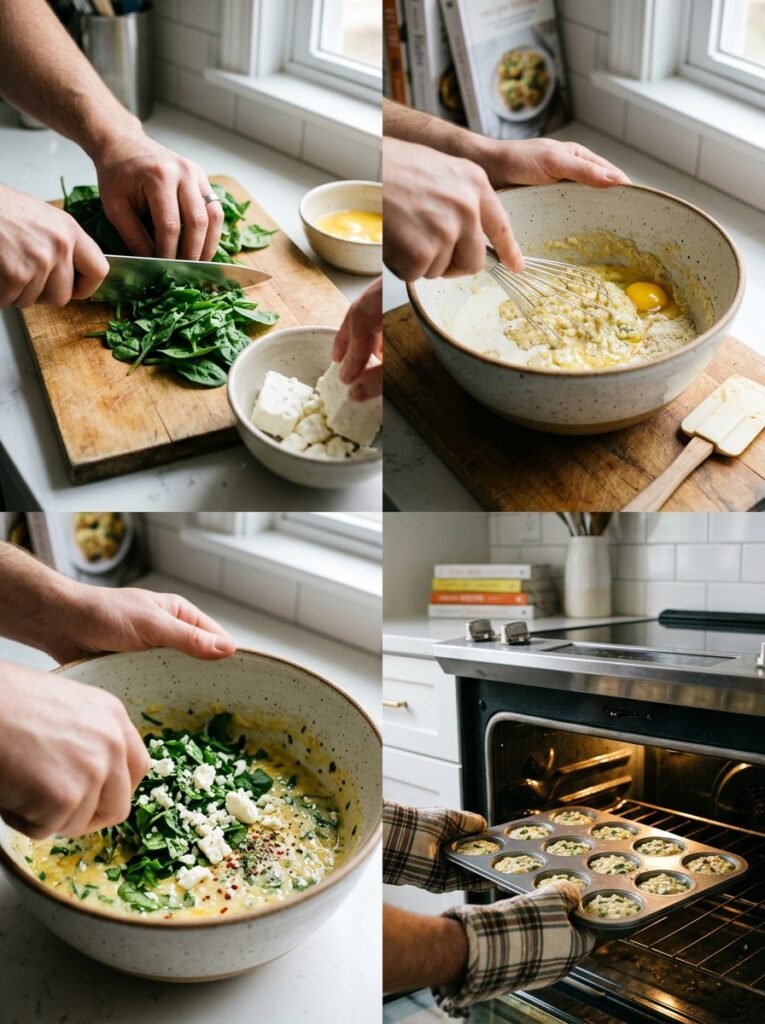 Keto Breakfast Muffins with Spinach and Feta 14 Cooking Keto Breakfast 202604281758