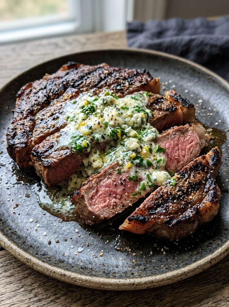 Low Carb Grilled Steak with Blue Cheese Butter 12 Grilled steak with 202604281714