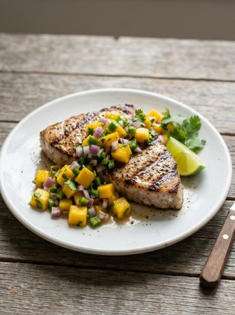 Grilled swordfish with 202604102053