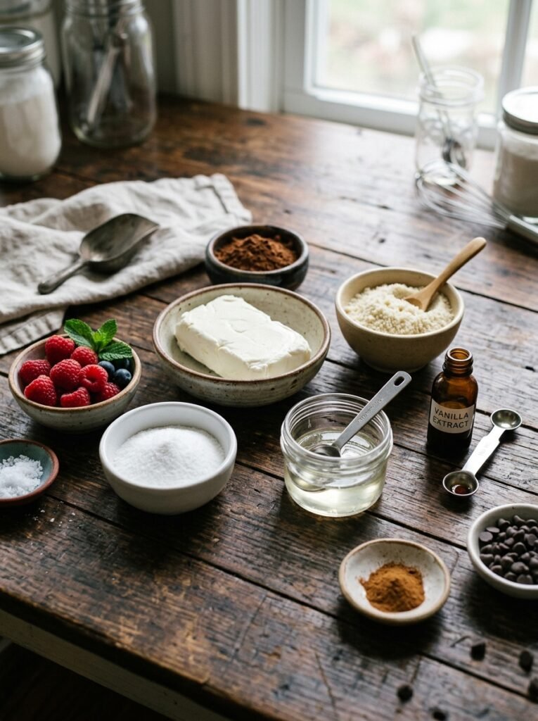 Ingredients for cheesecake 202604260040