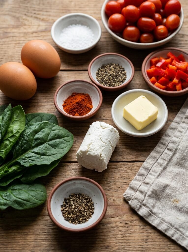 Ingredients for omelet 202604111838