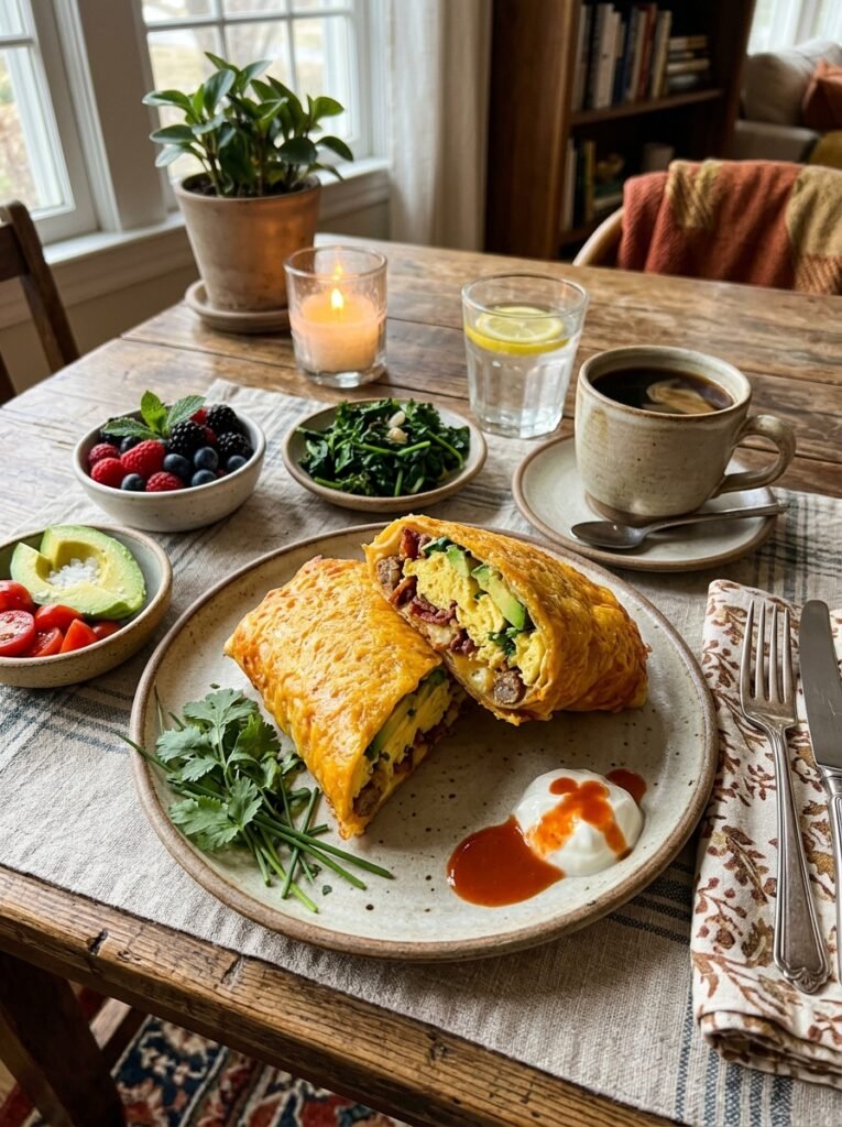 Keto Breakfast Burrito 202604221841