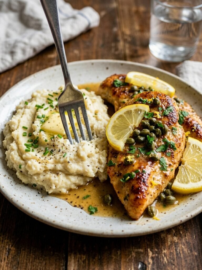 Keto Chicken Piccata 202604102136