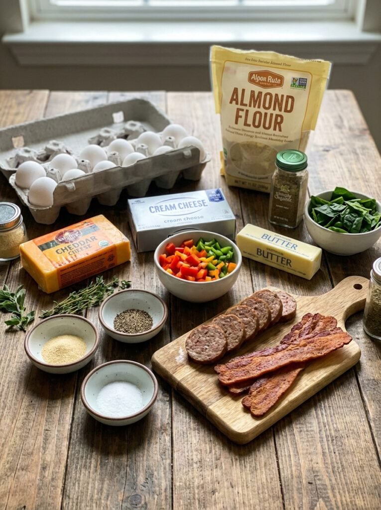 Keto breakfast ingredients 202604111843