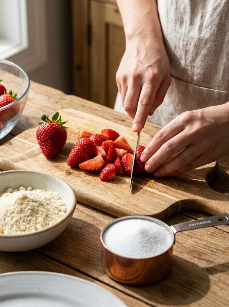 Keto strawberry cake 202604271442