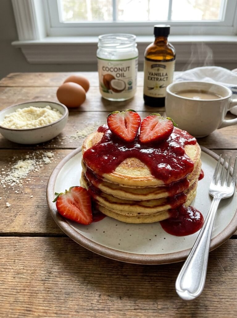 Pancakes with strawberry 202604271432