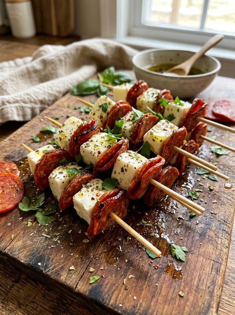 Low Carb Pepperoni and Mozzarella Skewers 17 Pepperoni Mozzarella Skewers 202604261923