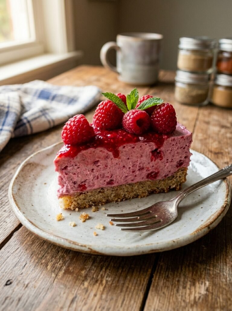Raspberry mousse cake 202604102101