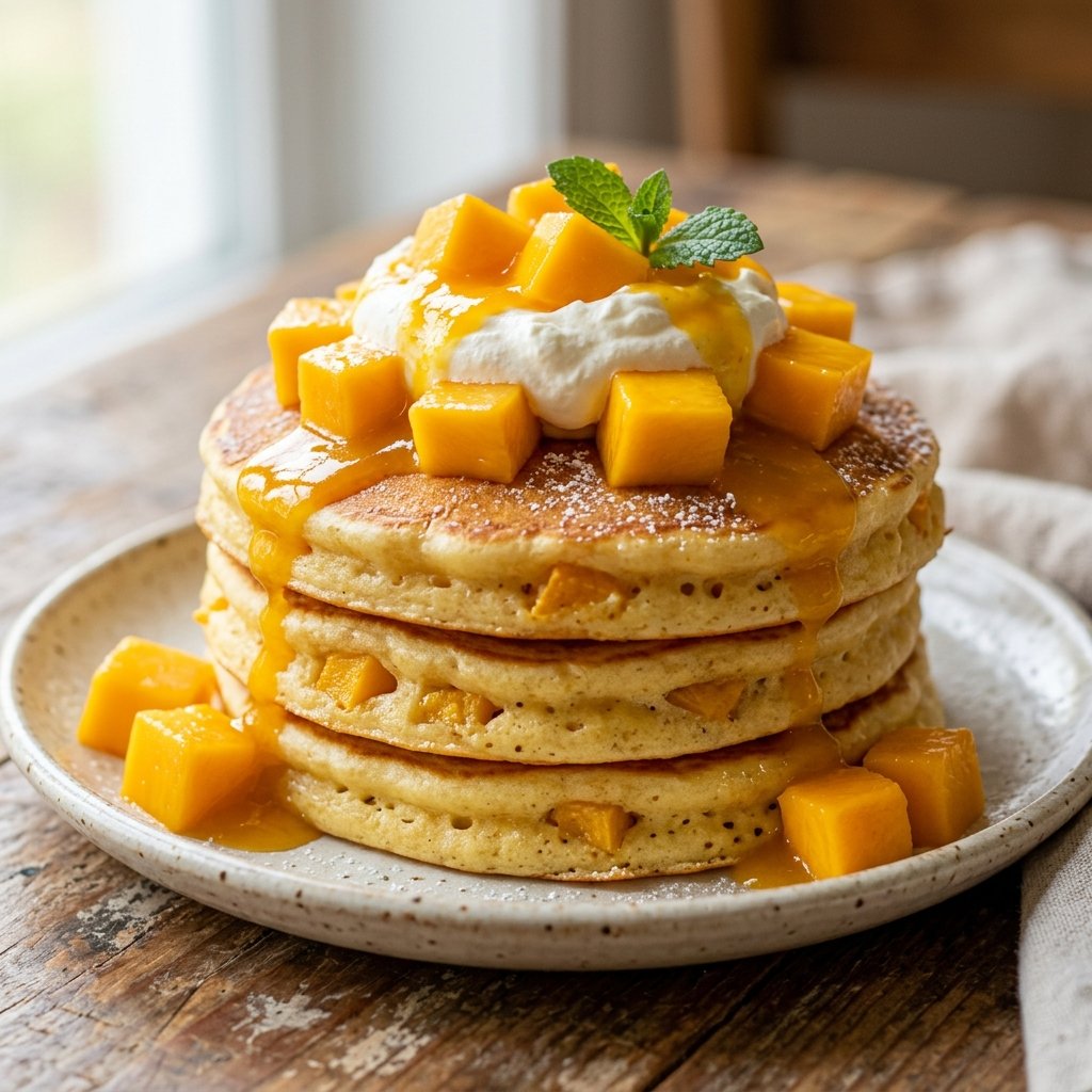Mango Pancakes Recipe