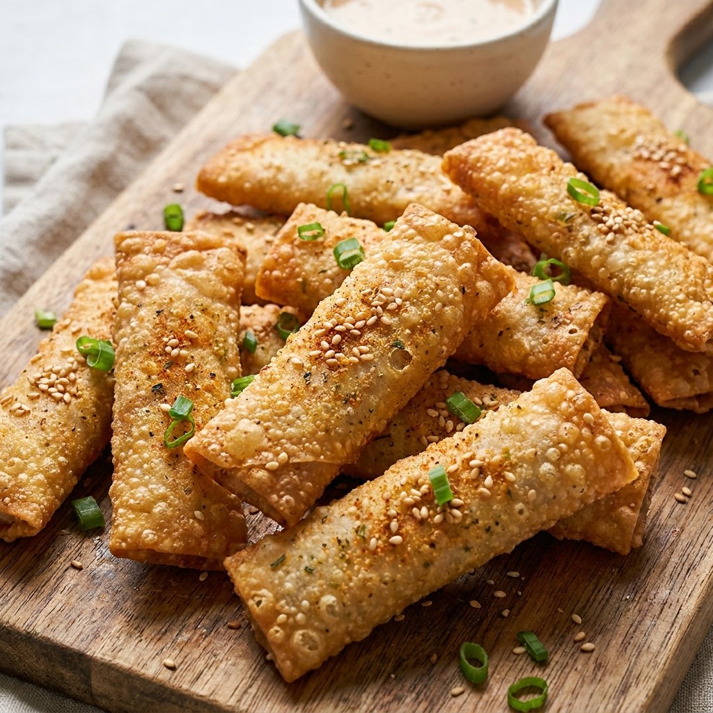 Air fryer lumpia chips weight loss snack Recipe