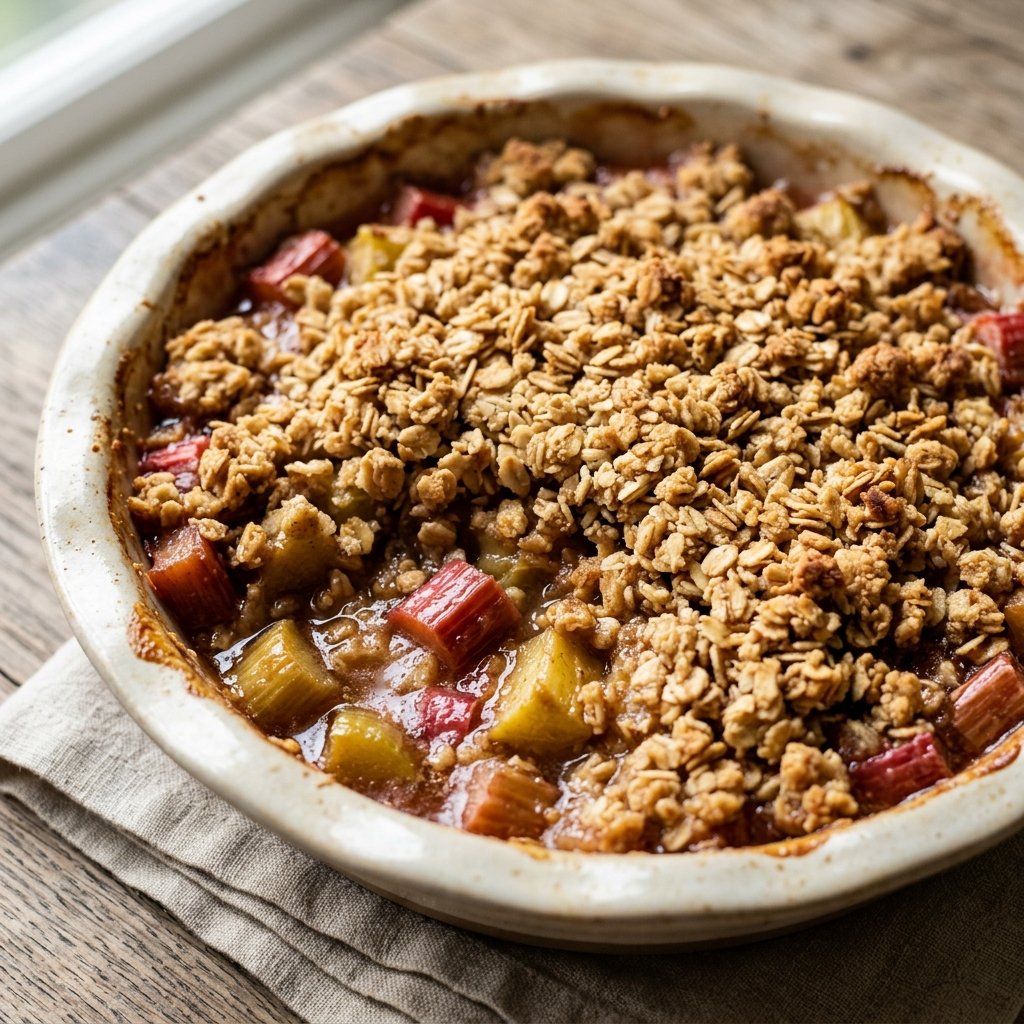 Rhubarb Apple and Ginger Crumble Recipe: Homemade Fruit Dessert Guide 2026 12 Rhubarb Apple And Ginger Crumble Recipe