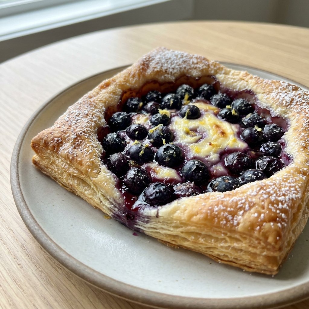 Blueberry Danish Tart Recipe