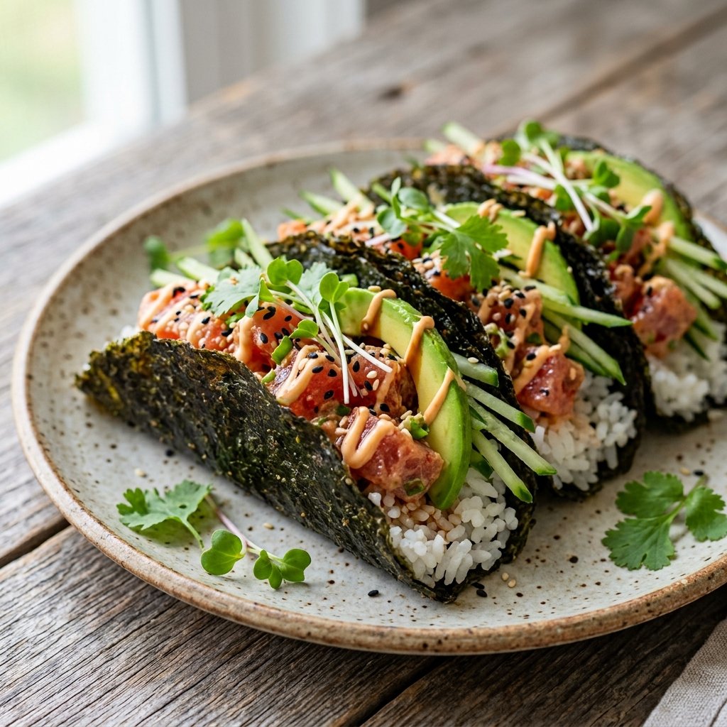Viral Sushi Tacos Recipe: The Ultimate Homemade Fusion 2026 12 Viral Sushi Tacos Recipe