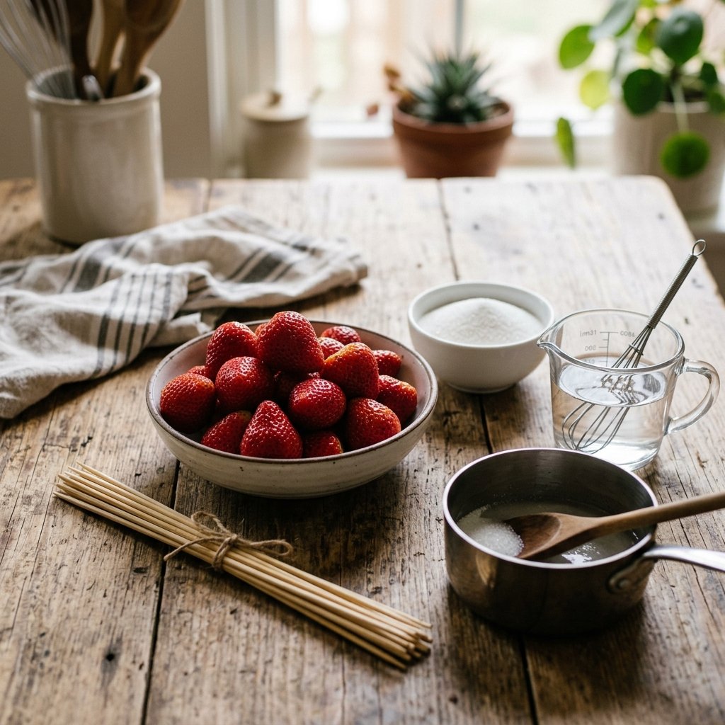 Tanghulu Strawberries Recipe: Perfect Crunchy Fruit Snack 2026 13 Beginner tips include having all your skewers prepared before you even start the stove, as the sugar cooking process moves very quickly and requires your full attention throughout.
