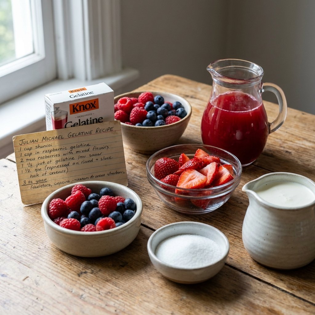 Julian Michael Gelatine Recipe: Homemade Jellied Dessert 2026 13 Julian michael gelatine recipe