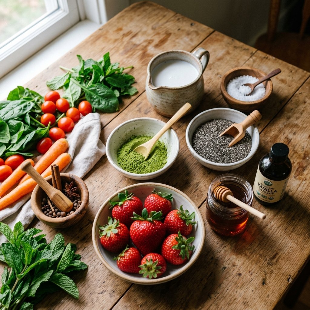 Strawberry Matcha Chia Pudding Recipe