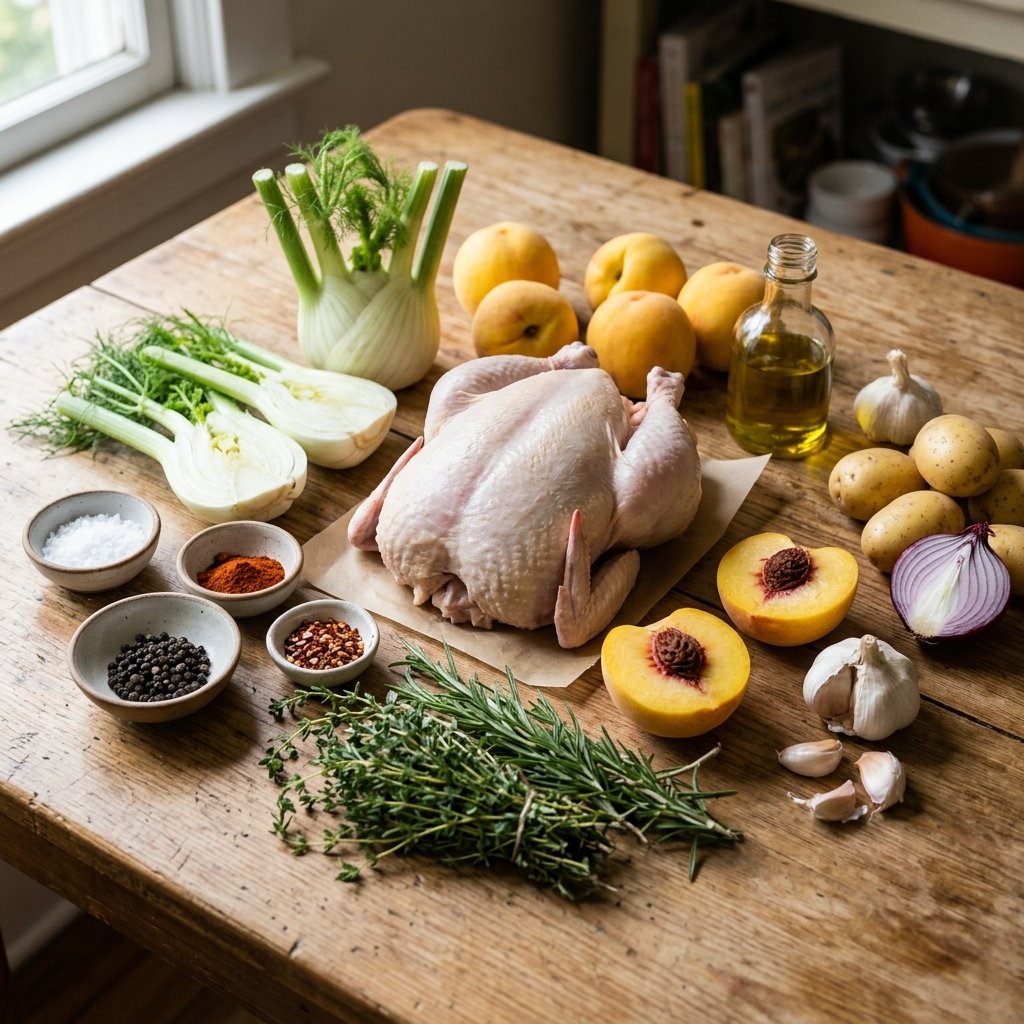 Roasted Chicken With Fennel and Peaches Recipe 2026 13 Roasted Chicken With Fennel and Peaches recipe