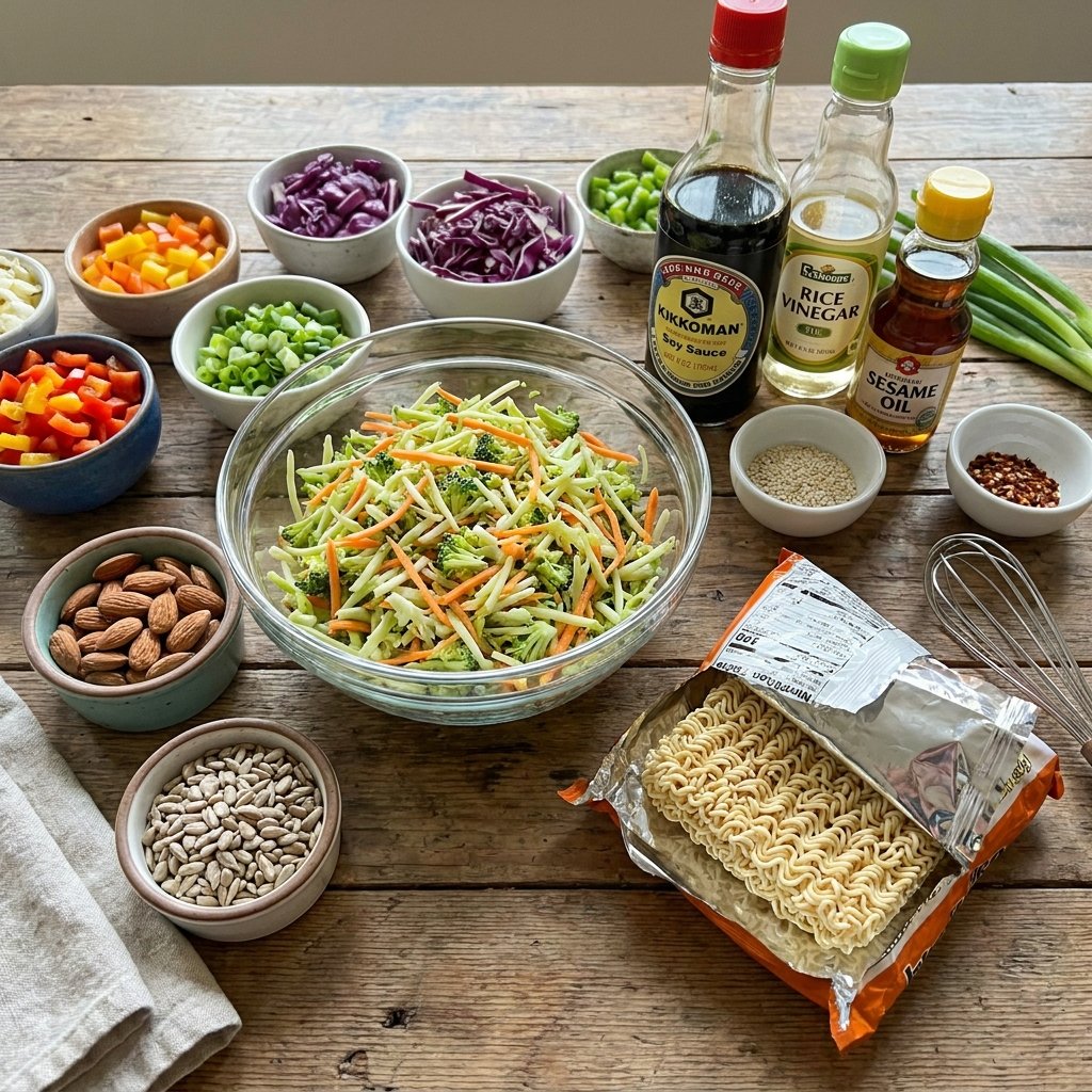 Crunchy Ramen Broccoli Slaw recipe