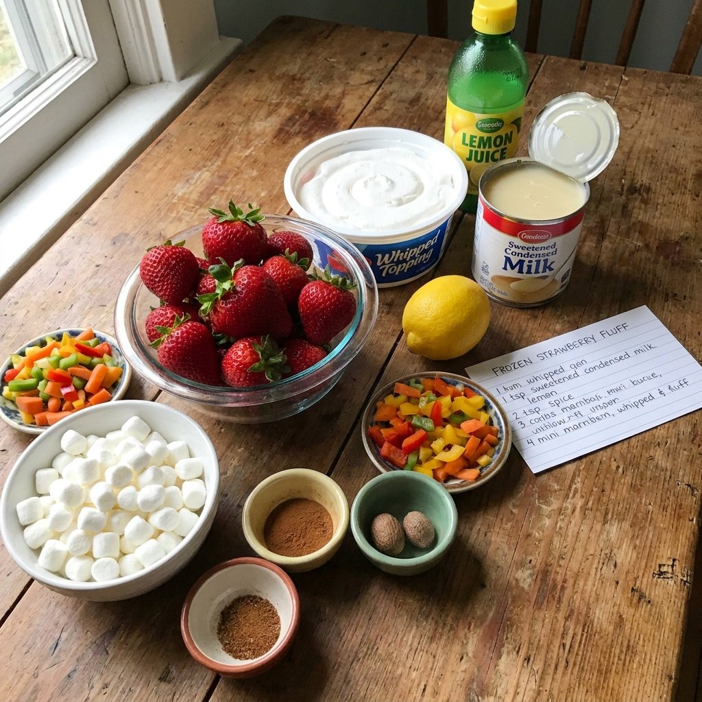 frozen strawberry fluff recipe
