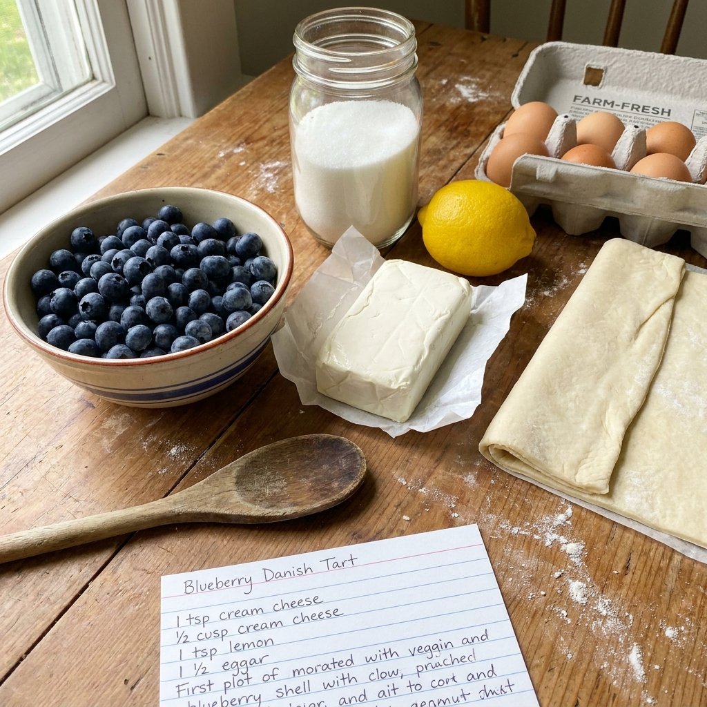 Blueberry Danish Tart Recipe