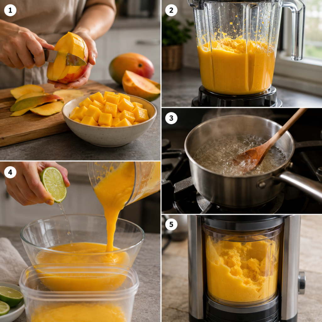 Ninja Creami Mango Sorbet Recipe