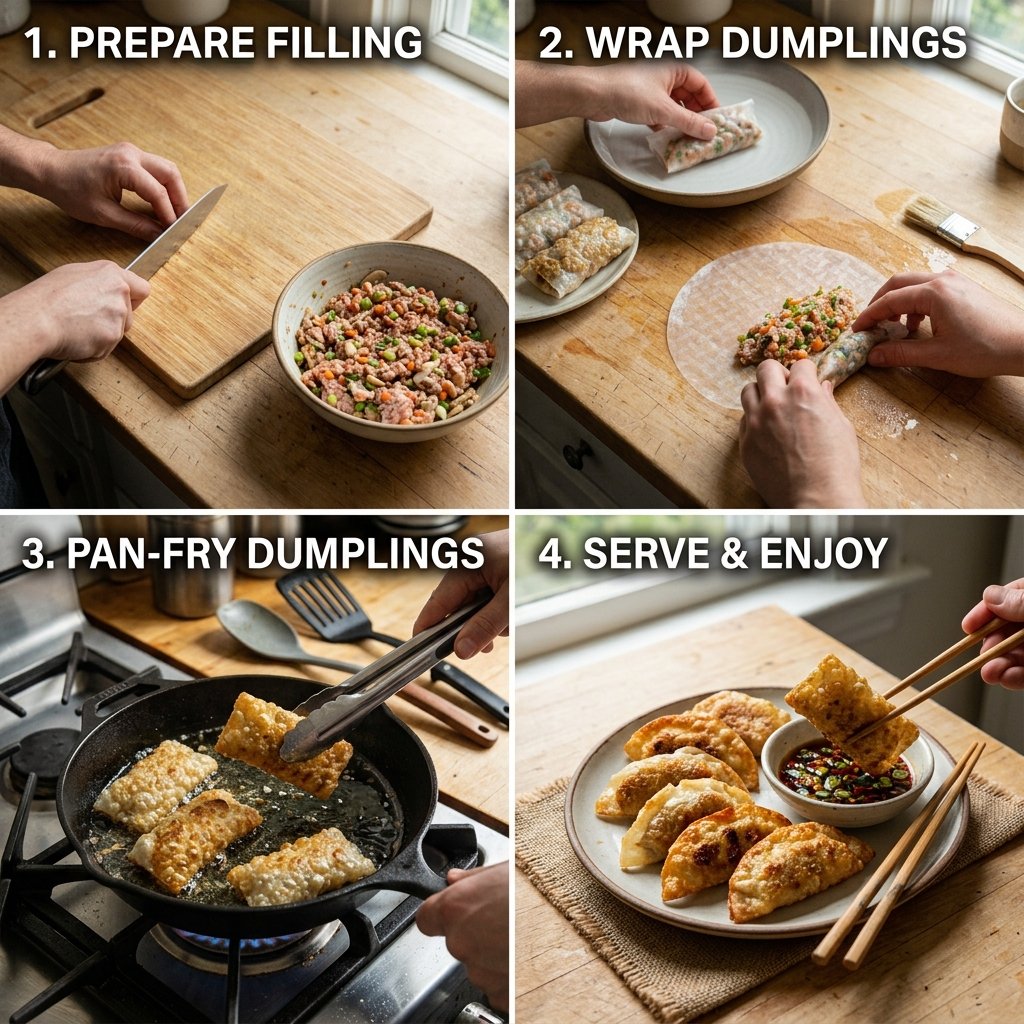 Crispy Rice Paper Dumplings Recipe