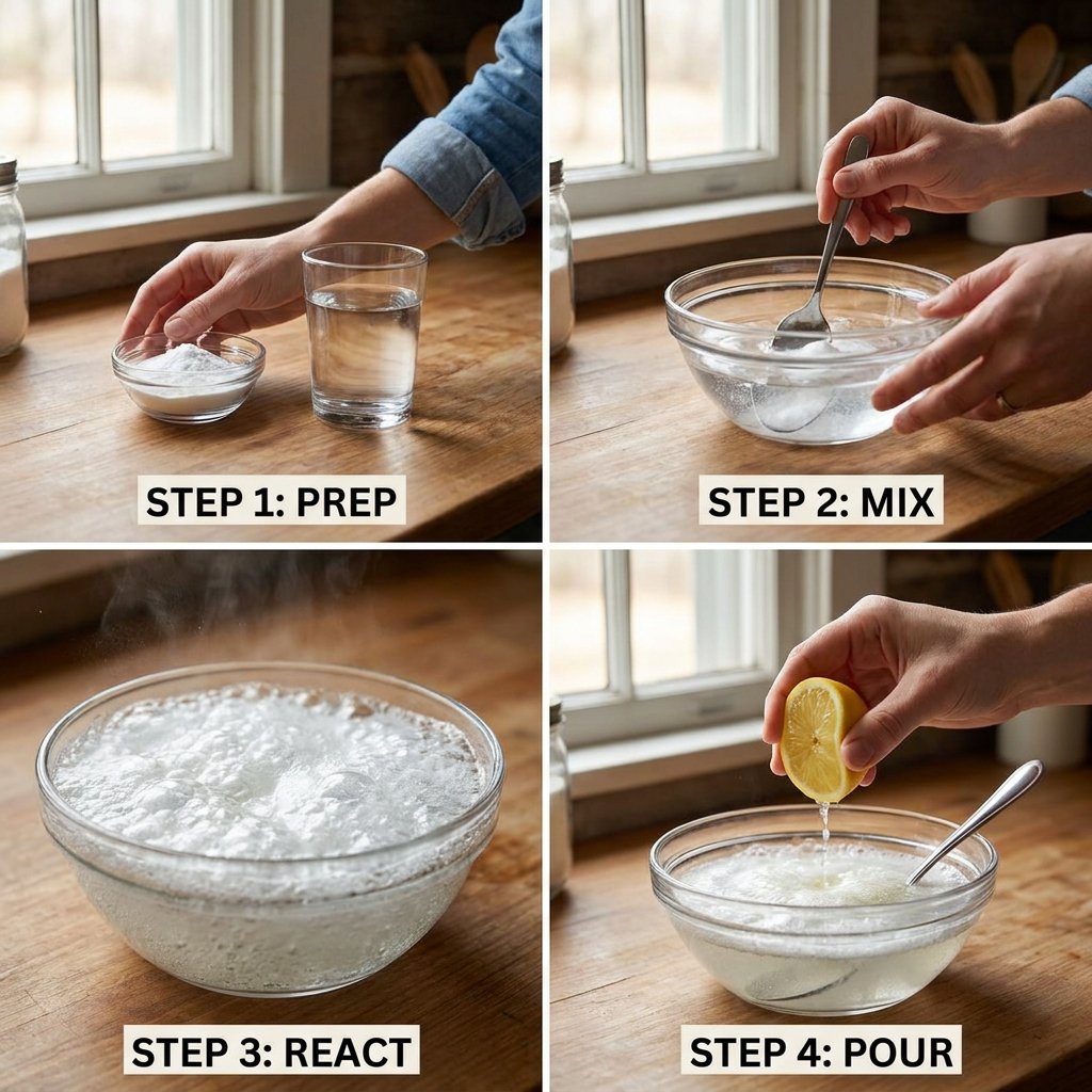 baking soda water shot Recipe