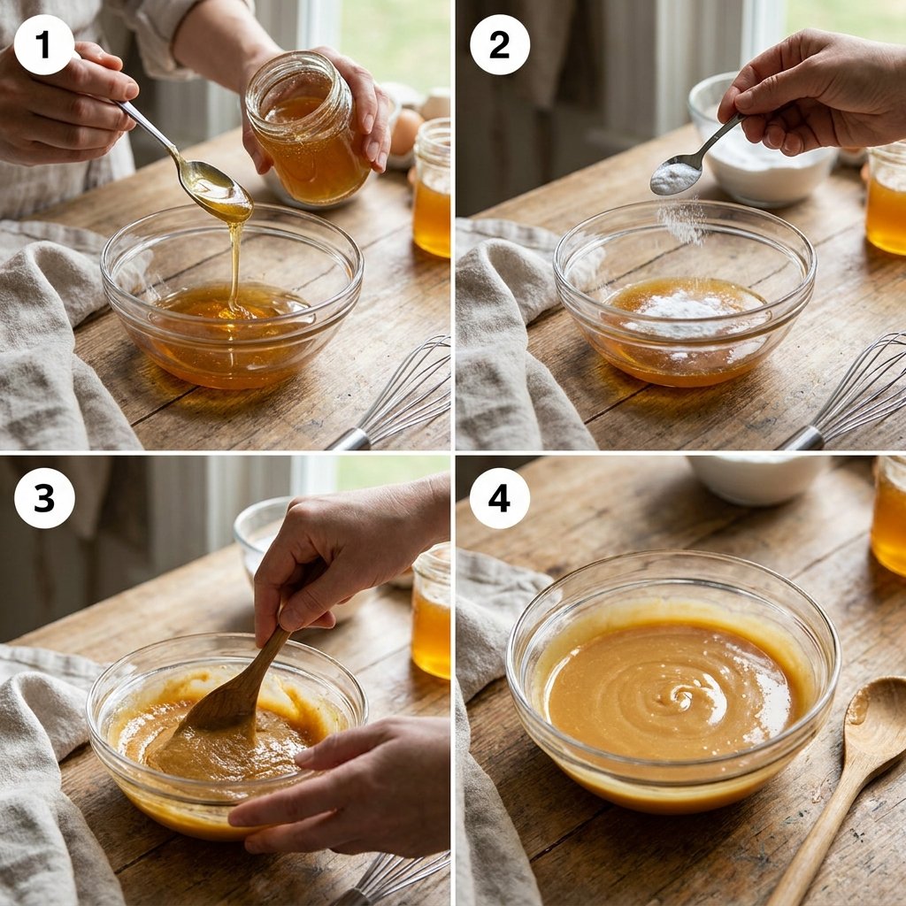 Honey and baking soda trick recipe