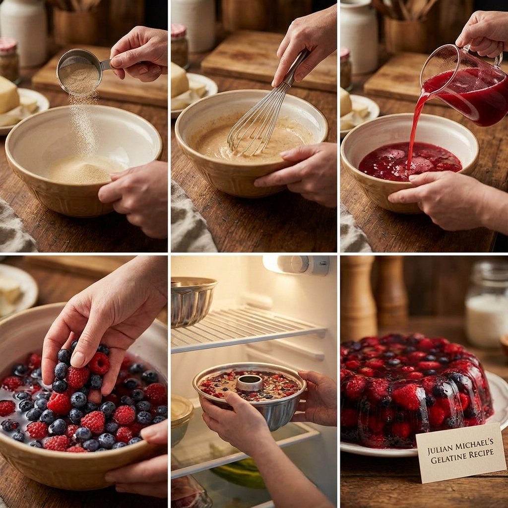 Julian Michael Gelatine Recipe: Homemade Jellied Dessert 2026 14 Julian michael gelatine recipe