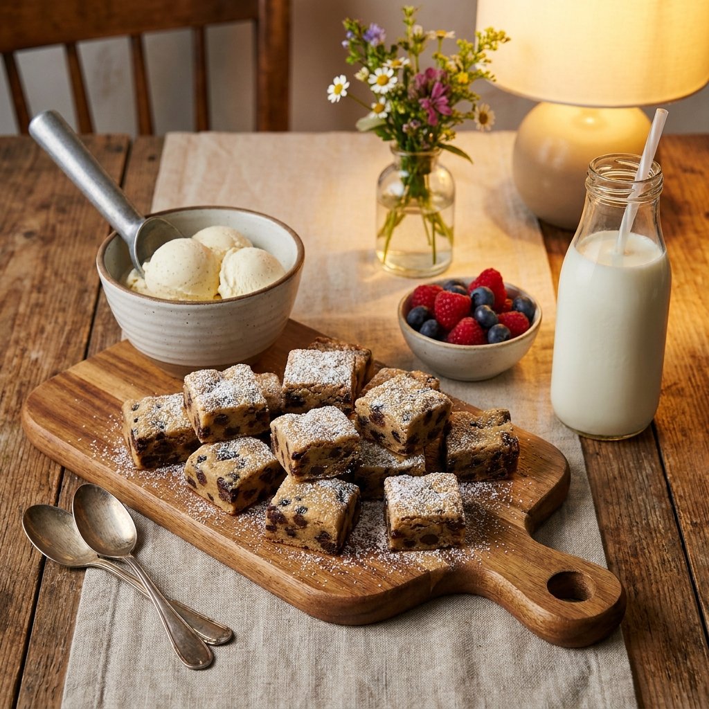 chocolate chip cookie dough brownie bites