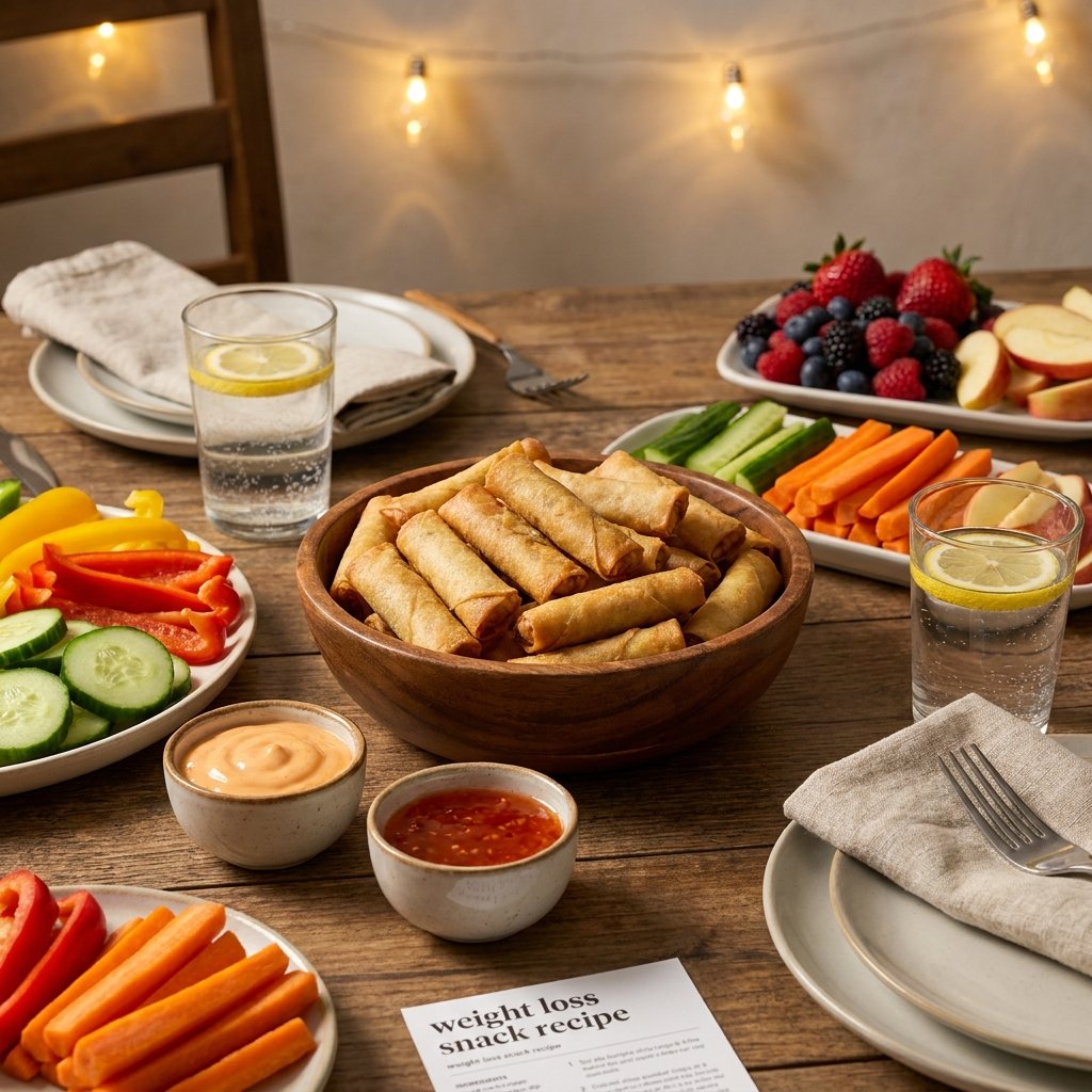 Air fryer lumpia chips weight loss snack Recipe
