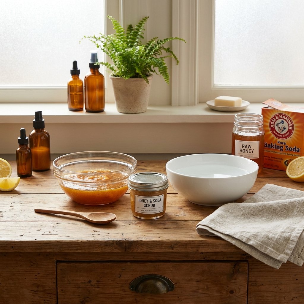 Honey and baking soda trick recipe