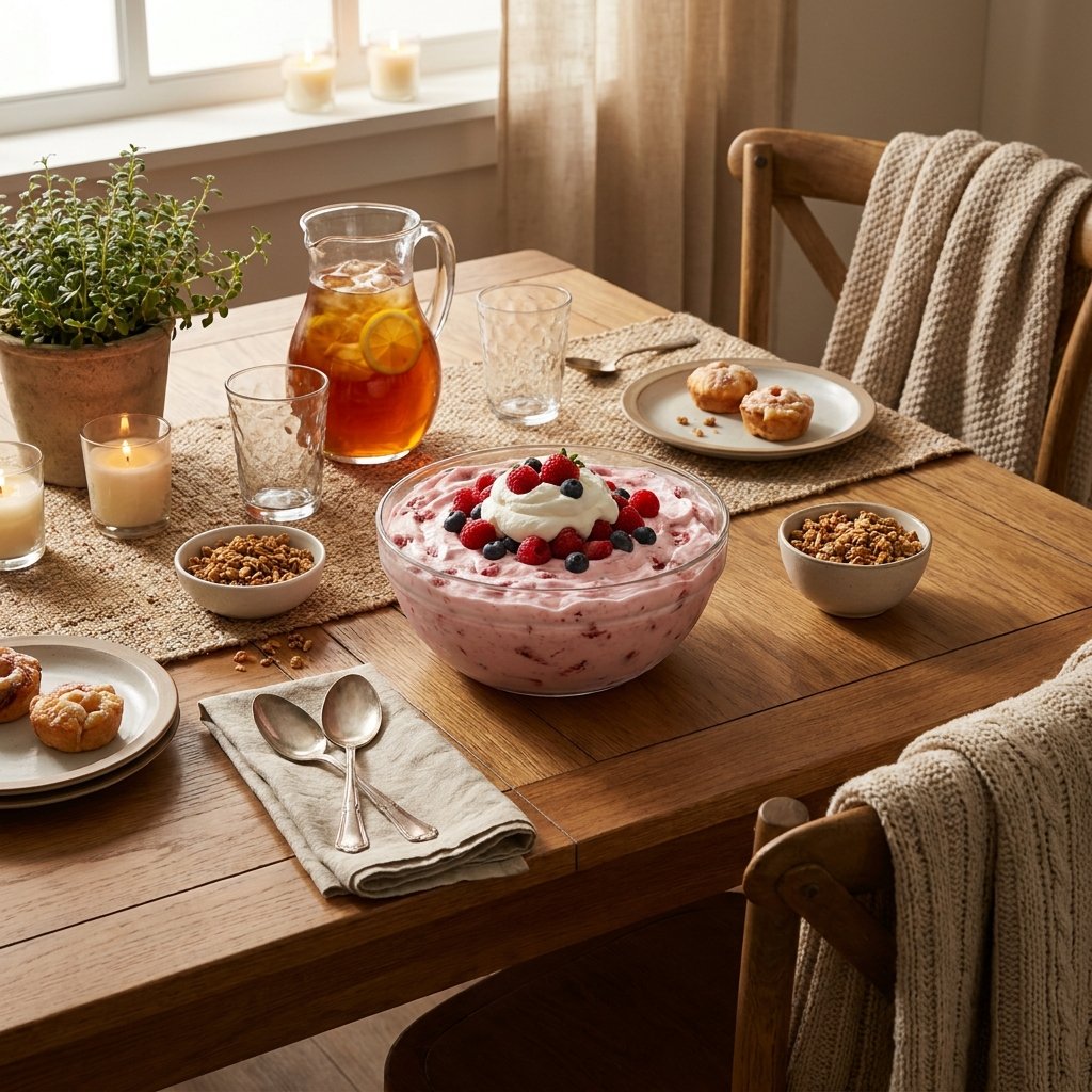 frozen strawberry fluff recipe