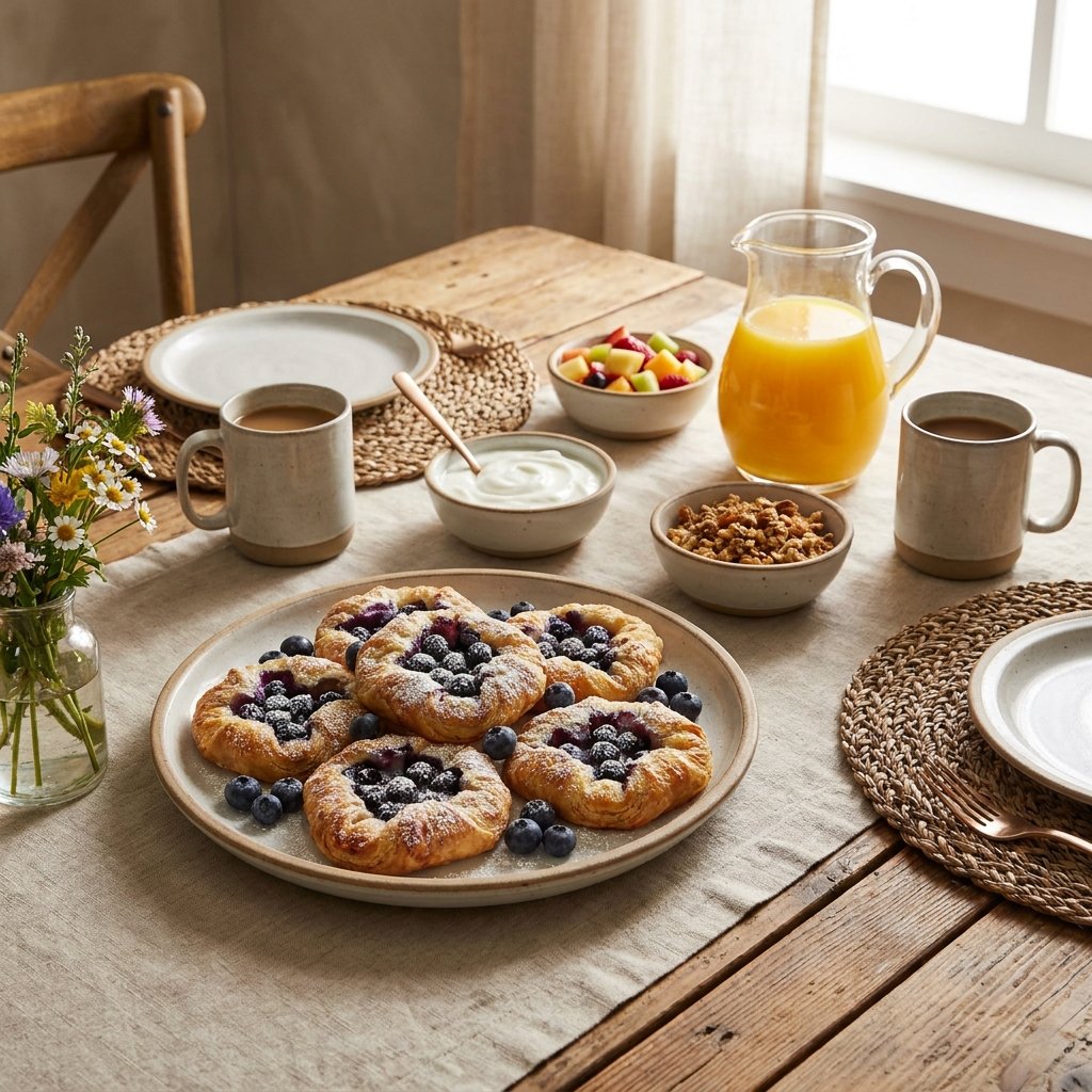 Blueberry Danish Tart Recipe