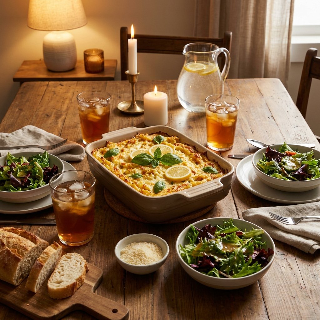 Lemon Ricotta Pasta Bake Recipe