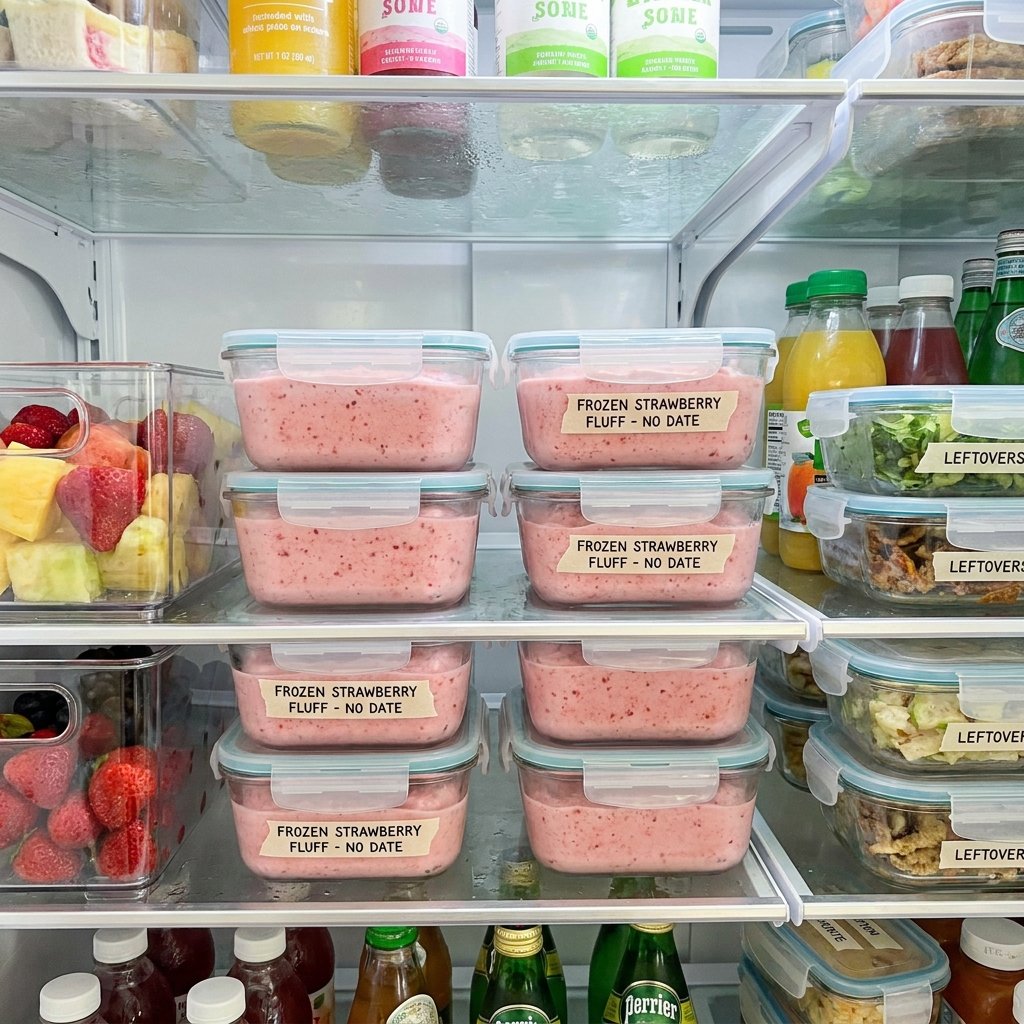 frozen strawberry fluff recipe