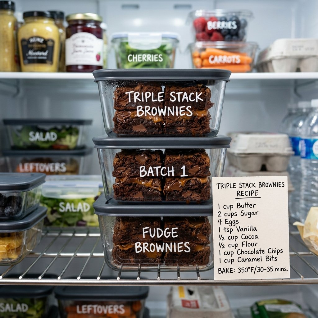 Triple Stack Brownies Recipe: The Ultimate Homemade Treat 2026 16 Triple Stack Brownies recipe