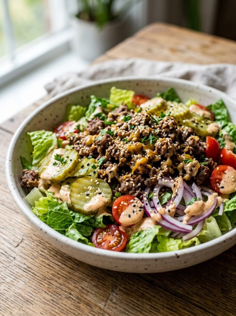 Low Carb Beef Burger Salad with Pickles: A Complete Recipe Guide 12 Beef burger salad with pickles 202605071826