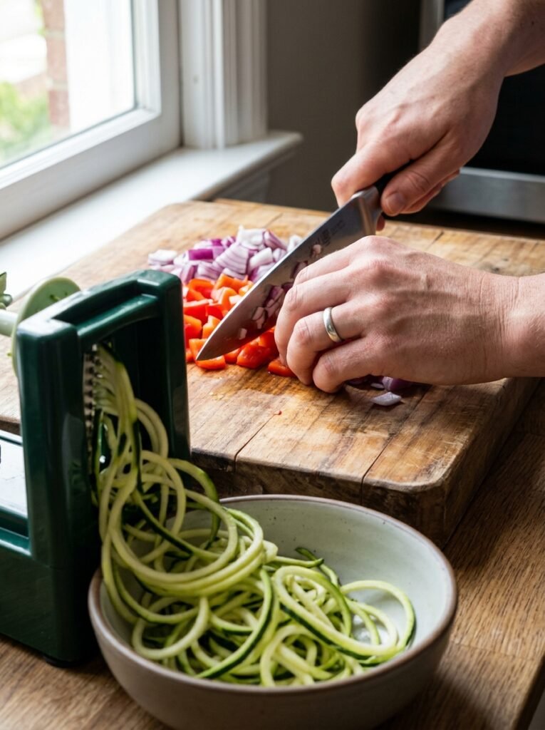 low carb beef taco zucchini noodle skillet 14 Beef taco zucchini noodle skillet 202606111343