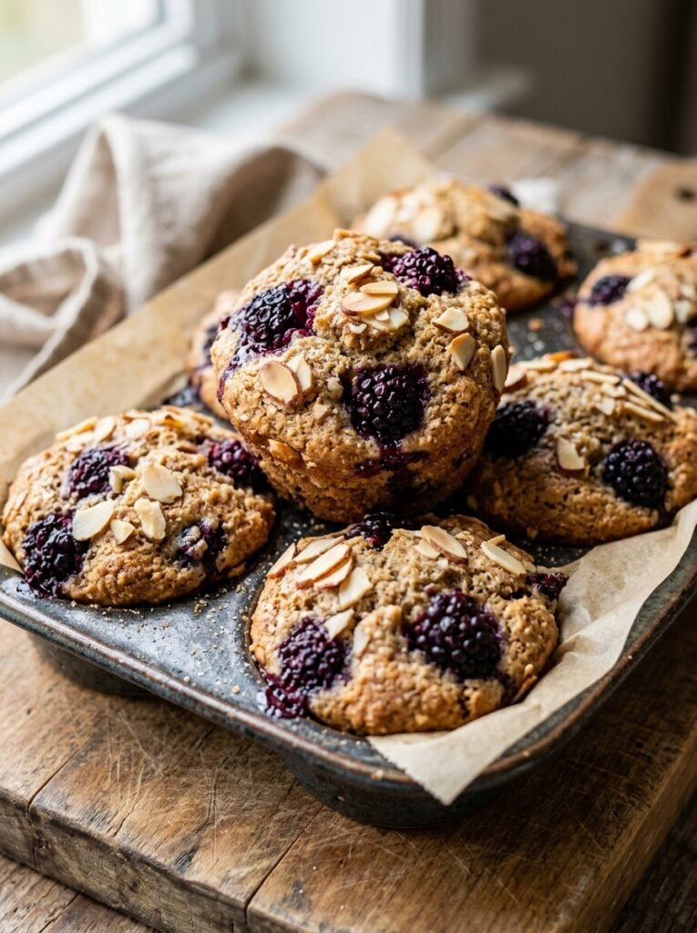 Low Carb Blackberry Almond Muffins 12 Blackberry almond muffins recipe 202605301446