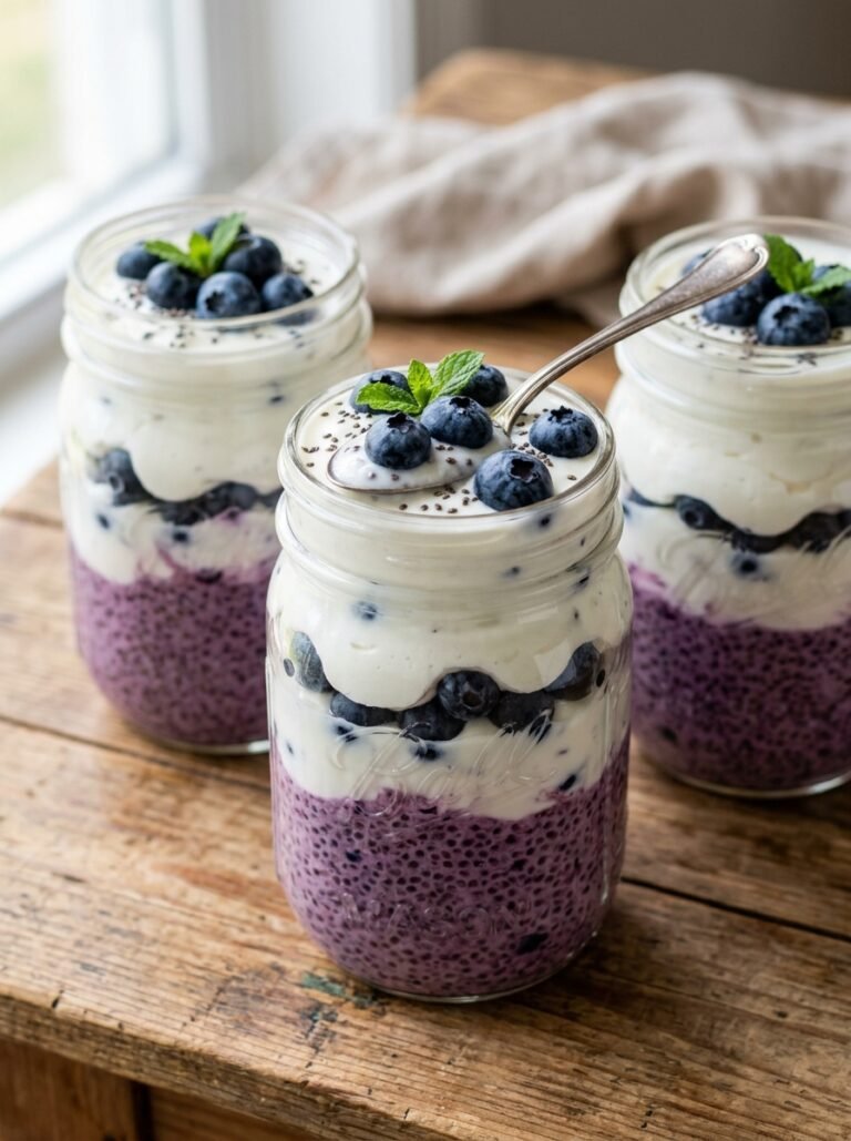 low carb blueberry chia breakfast jars 17 Blueberry chia breakfast jars 202605181546