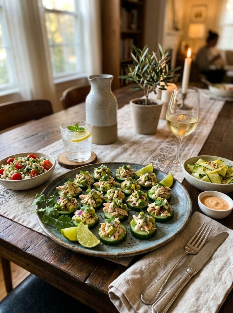 low carb chicken avocado cucumber bites: The Ultimate Healthy Snack 15 Chicken avocado cucumber bites 202605301414 1