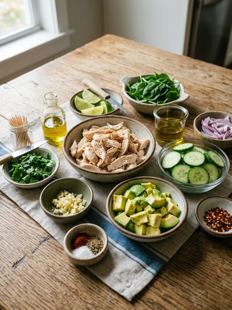 low carb chicken avocado cucumber bites: The Ultimate Healthy Snack 13 Chicken avocado cucumber bites i… 202605301414