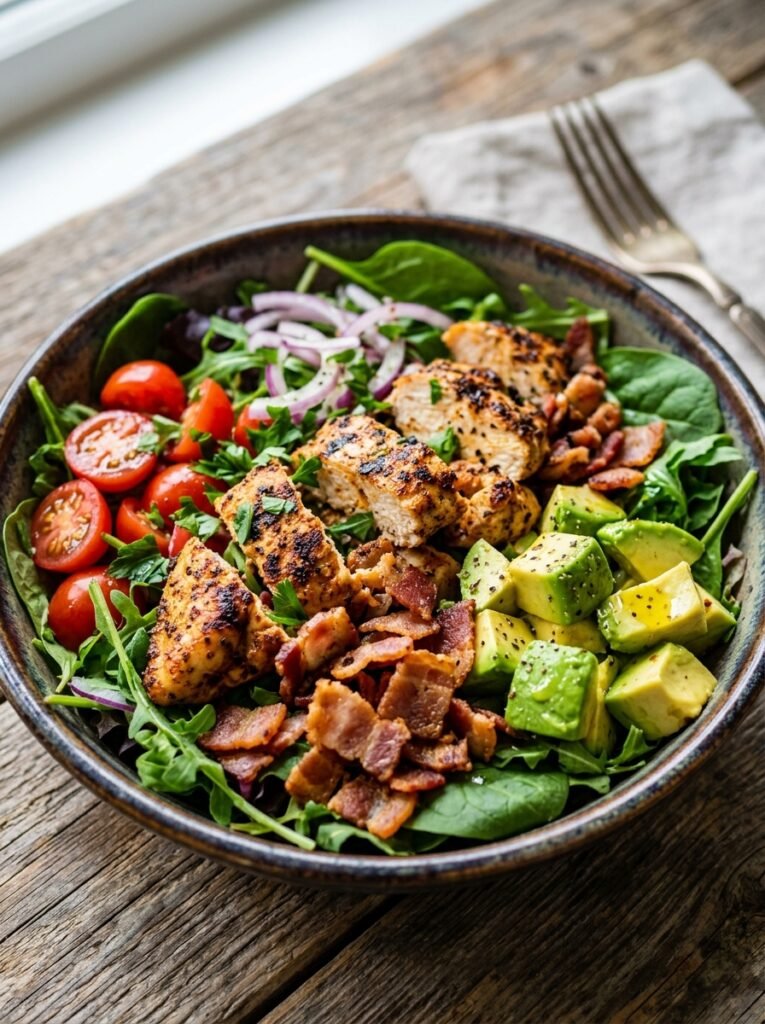 low carb chicken bacon avocado dinner bowl 12 Chicken bacon avocado dinner bowl 202606031619