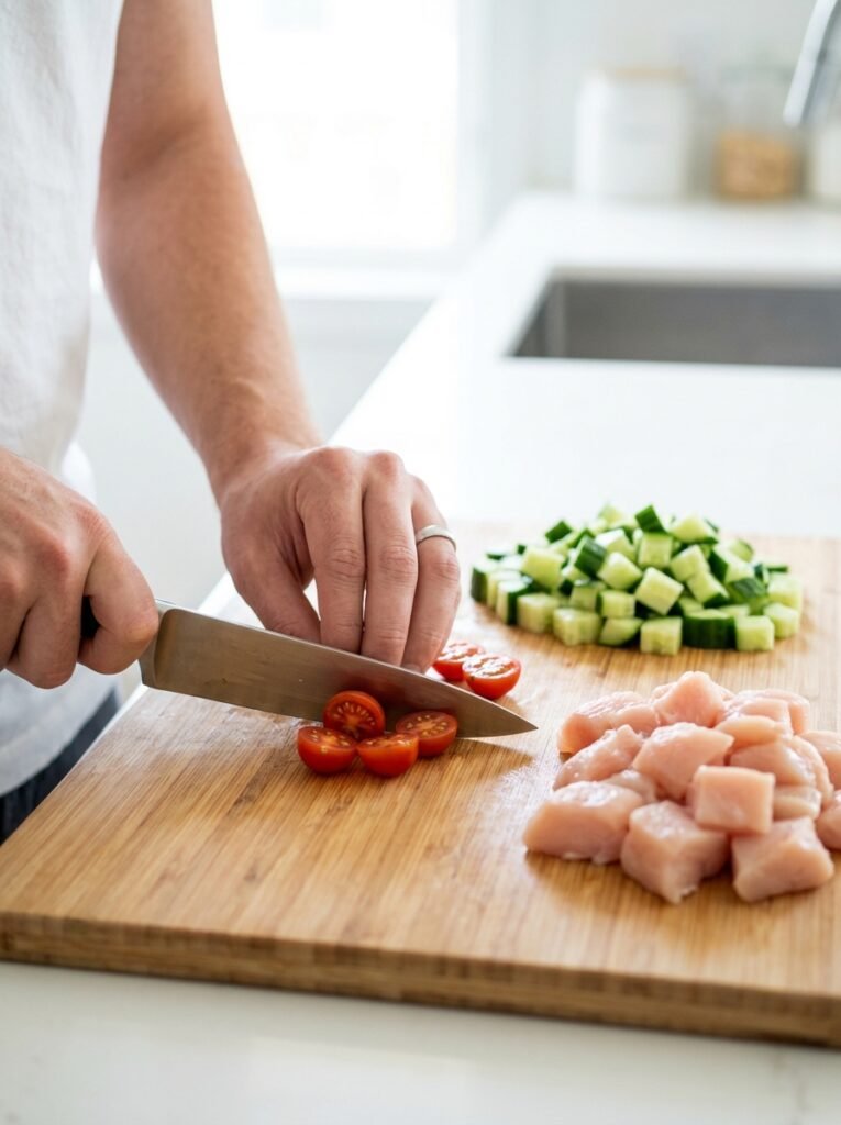 low carb chicken tomato cucumber lunch jar 14 Chicken tomato cucumber lunch jar 202606091422 2