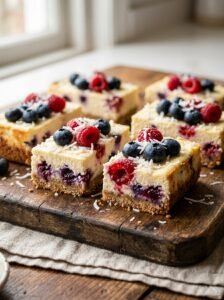 Coconut berry cheesecake bars 202606051528