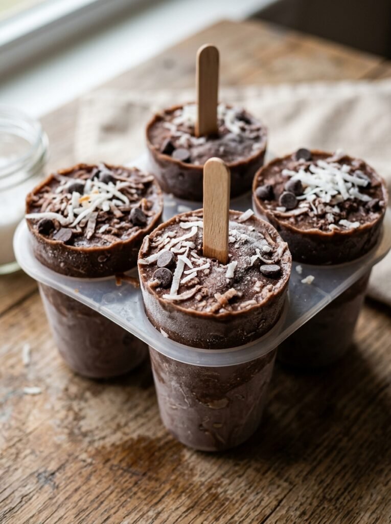 Coconut chocolate popsicle cups 202606021448